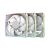 Geometric Future Fan Pack 3-in-1 - Squama 2503W White, image 