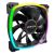 Montech RX140 PWM, REVERSE Fan, 140mm, ARGB, Black, image 