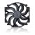 Noctua Fan 140mm - NF-A14x25r G2 PWM chromax.black, image , 2 image