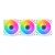 Xigmatek Fan Pack 3-in-1 3x120mm - Starlink Ultra Arctic - Infinity Mirror, A-RGB, image 