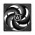 Arctic Fan 120mm P12 Silent black/black - ACFAN00130A, image , 2 image