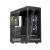 1stPlayer Case ATX - PB8 Black - 3 x 120 mm A-RGB fans included, USB-C, image 
