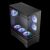 Gamdias Case mATX - AURA GC12 ARGB BK - 6 x 120 mm A-RGB, USB-C, Tempered Glass, image _ab__is.image_number.default