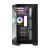 Gamemax Case ATX - HYPE-A Black - 4 x 120 mm Addressable RGB fans, image , 3 image