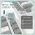 Ajazz Gaming Mechanical Keyboard AK820 - AS Red Switch [Linear] (English US), Gray White, White Light, image , 5 image