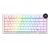 Ajazz Wireless Gaming Mechanical Keyboard AK820 V2 PRO - White peach Switch [Linear] (English US), White, image 