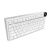 Ajazz Wireless Gaming Mechanical Keyboard AK820 V2 PRO - White peach Switch [Linear] (English US), White, image , 3 image
