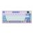 Aula Wireless Gaming Mechanical Keyboard F75 MAX - Reaper Switch [Linear] (English US), White, Blue, Purple, image 