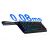 MCHOSE Gaming Mechanical Keyboard Ace 68 - 8K, Ice Blue Magnetic Switch [Linear] (English US), White, image _ab__is.image_number.default