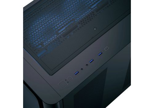 AeroCool Case ATX - P500C-G-BK-v1 - 4 x 120 mm Infinity Mirror A-RGB, image , 4 image