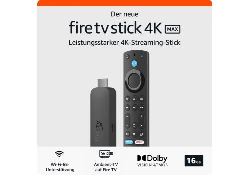 Fire TV Stick Max 4K streaming device G2, Wi-Fi 6, Alexa Voice Remote, image _ab__is.image_number.default