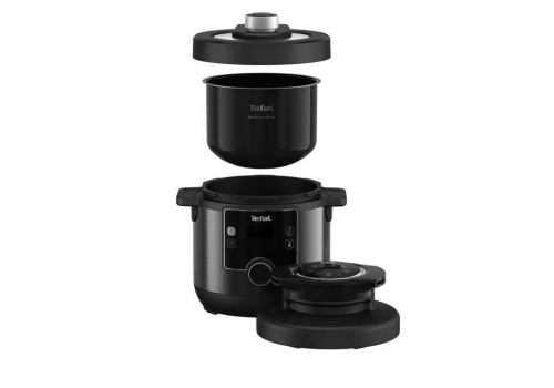 Tefal CY778830 Turbo Cuisine N'Fry 7,6L (Crispy Lid Included), 1200W, Epc, Automatic Prg (10+5Air Frying), Easy Steam Release, image _ab__is.image_number.default