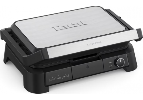 Tefal GC520DE0 Supergrill 3In1 Xl Inox Eu, image 
