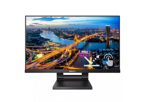 Philips 242B1TC/00, 23.8" Touch (anti-glare), IPS, WLED, 1920x1080@75Hz, 4ms GTG, 250cd m/2, 1000:1, DCR 50M:1, FlickerFree, Low Blue Mode, 2Wx2, Tilt, Height Adjust, D-SUB, HDMI, DP, USB hub, image 