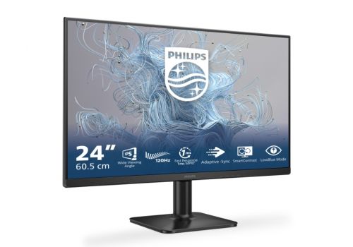 Philips 24E2N1110, 23.8" IPS WLED, 1920x1080@120Hz, 4ms GtG, 1ms MPRT, 300cd m/2, 1500:1, Mega Infinity DCR, Adaptive Sync, FlickerFree, LowBlue Mode, Tilt, D-SUB, HDMI, image , 2 image
