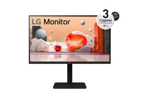 LG 27BA550-B, 27" IPS LED AG,  5ms GTG, 1300:1, 250cd/m2, Full HD 1920x1080, 100Hz, sRGB 99%, Usb Hub, D-Sub,  Display Port, HDMI, Speakers 2Wx2, Reader Mode, Tilt, Swivel, Height Adjustable, Pivot, LG Switch app, Headphone Out, Black, image 