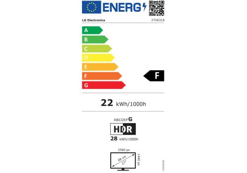 LG 27U631A-B, 27" QHD LED AG, IPS, 100Hz, 5ms, 250 cd/m2, 1000:1, QHD (2560 x 1440), sRGB 99% , HDR 10, USB-C (PD 15W), HDMI, LG Switch, Dynamic Action Sync, Reader mode, Headphone out, Tilt, Black, image , 5 image