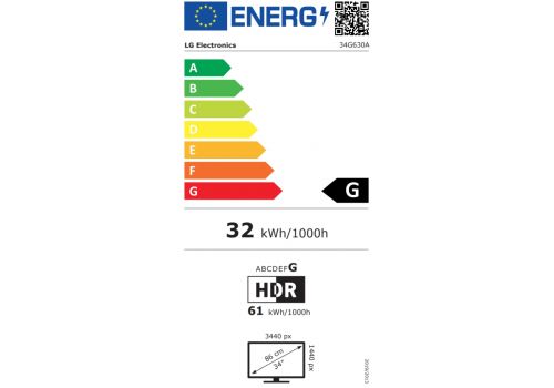 LG 34G630A-B, 34", UltraGear 21:9 Curved, VA, 1ms MBR, 5ms, WQHD (3440x1440), 240Hz, HDR 400, 4000:1, 300cd/m2, DCI-P3 95%, Free-sync, NVIDIA G-SYNC Compatible, VRR, USB, USB-C, HDMI, DP, Speakers 5Wx2, PIP, PBP, Height, Swivel, Tilt, Black, image _ab__is.image_number.default