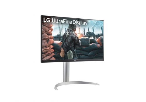 LG 27UP650K-W, 27" UHD 4K IPS AG, DCI-P3 95%, UltraFine, 5ms, 1200:1, Mega DFC, 400 cd/m2, 3840x2160, HDR 10, VESA Display HDR 400, HDMI, DisplayPort, Headphone out, Height Adjustable,Pivot Tilt, Reader Mode, image _ab__is.image_number.default
