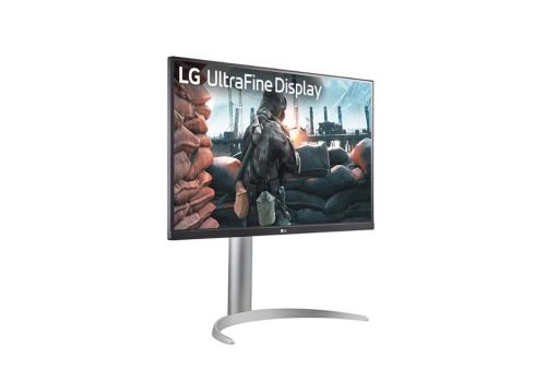 LG 27UP650K-W, 27" UHD 4K IPS AG, DCI-P3 95%, UltraFine, 5ms, 1200:1, Mega DFC, 400 cd/m2, 3840x2160, HDR 10, VESA Display HDR 400, HDMI, DisplayPort, Headphone out, Height Adjustable,Pivot Tilt, Reader Mode, image _ab__is.image_number.default