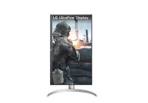 LG 27UP650K-W, 27" UHD 4K IPS AG, DCI-P3 95%, UltraFine, 5ms, 1200:1, Mega DFC, 400 cd/m2, 3840x2160, HDR 10, VESA Display HDR 400, HDMI, DisplayPort, Headphone out, Height Adjustable,Pivot Tilt, Reader Mode, image _ab__is.image_number.default