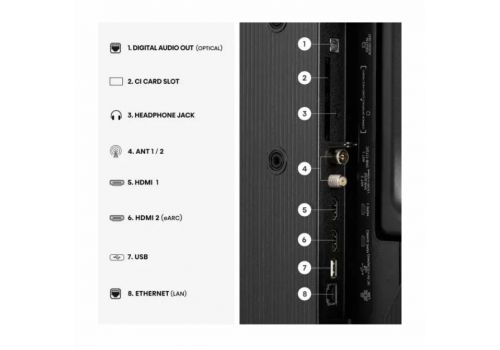 Hisense 40" A4S, Full HD 1920x1080, DLED, HDR, HLG, DTS HD, Smart TV, WiFi, WiFi Direct, 2xHDMI, 2xUSB, LAN, CI+, DVB-T2/C/S2, Black, image _ab__is.image_number.default