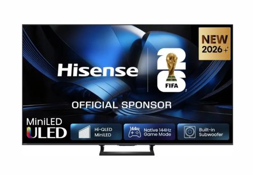 Hisense 50" U7SE, 4K Ultra HD 3840x2160, ULED, FALD, Quantum Dot, 144Hz, IPS, HDR 10+, HLG, Dolby Vision IQ, Dolby Atmos, Smart TV, WiFi 5GHz, WiFi Direct, BT, Anyview Cast, 4xHDMI, 2xUSB, LAN, CI+, DVB-T2/C/S2, Black, image 