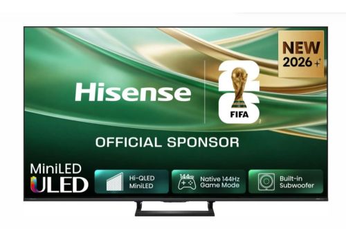Hisense 55" E8S, 4K Ultra HD 3840x2160, ULED, Quantum Dot,144 Hz,HDR 10+, HLG, Dolby Vision, DTS Virtual X, Smart TV, WiFi, Light Sensor, BT, Anyview Cast, 4xHDMI, 2xUSB, LAN, CI+, DVB-T2/C/S2, Singale Stand, Black, image 