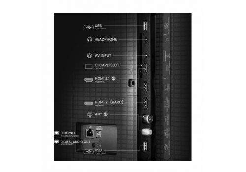 Hisense 50" A7Q, 4K Ultra HD 3840x2160, QLED, FALD, Quantum Dot, HDR 10+, HLG, Dolby Vision, Dolby Atmos, Smart TV, WiFi 5GHz, WiFi Direct, BT, Anyview Cast, 3xHDMI, 2xUSB, LAN, CI+, DVB-T2/C/S2, Black, image , 4 image