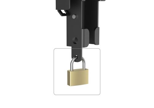 Hama TV Wall Bracket, Rigid, Theft Protection, 165 cm (65") up to 50 kg, image _ab__is.image_number.default