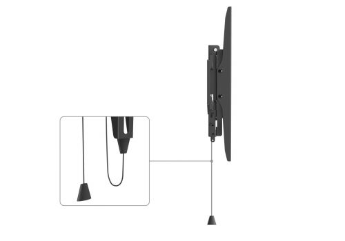 Hama TV Wall Bracket, Rigid, Theft Protection, 165 cm (65") up to 50 kg, image _ab__is.image_number.default
