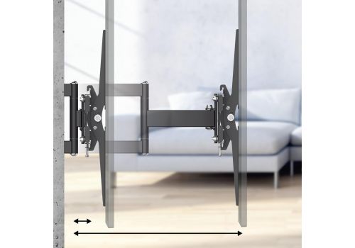 Hama TV Wall Bracket, Swivel, Tilt, Pull-out, 216 cm (85”), up to 50 kg, image , 5 image