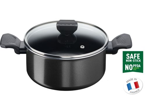 Tefal B5674653, Simply Clean Stewpot 24 with lid, image , 2 image