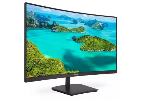 Philips 241E1SCA, 23.6" Curved 1500R VA WLED, 1920x1080@75Hz, 4ms GTG, 250cd/m2, 3000:1, Mega Infinity DCR, FreeSync/Adaptive Sync, FlickerFree, Low Blue Mode, 3Wx2, Tilt, D-SUB, HDMI, image _ab__is.image_number.default