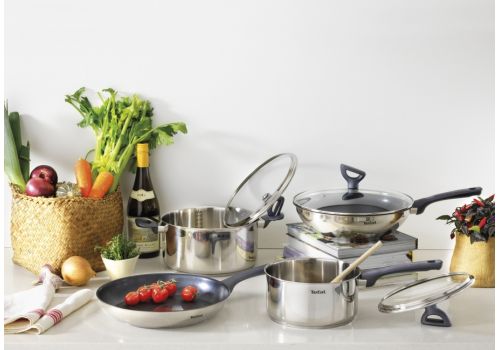 Tefal G713SB45, DAILY COOK Set 11 pcs (Saucepan 16 w/o lid, stewpot 20/24+lids, frypan 28, 5 tools), image , 4 image