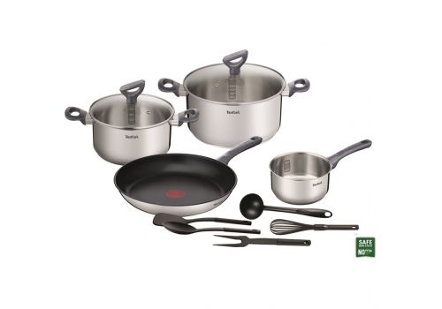 Tefal G713SB45, DAILY COOK Set 11 pcs (Saucepan 16 w/o lid, stewpot 20/24+lids, frypan 28, 5 tools), image , 3 image