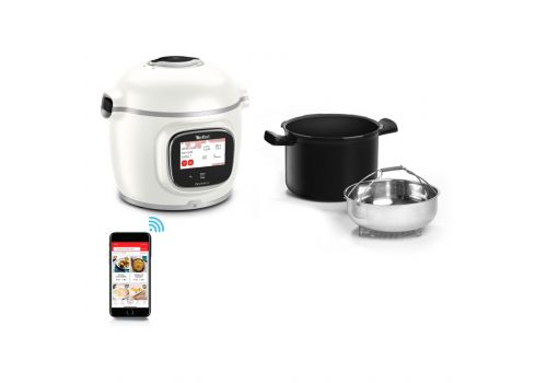 Tefal CY9441F2 Cook4me Connect Touch PRO, white (only RO/BG), integrated scale, wifi connection, 250 recipes embeded, 1600W, 15 cooking modes, image , 3 image