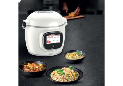 Tefal CY9441F2 Cook4me Connect Touch PRO, white (only RO/BG), integrated scale, wifi connection, 250 recipes embeded, 1600W, 15 cooking modes, image , 5 image