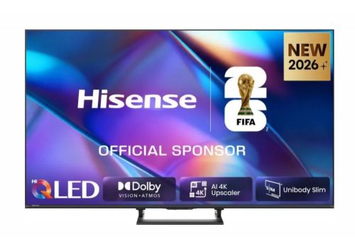 Hisense 50" A7S, 4K Ultra HD 3840x2160, QLED, FALD, Quantum Dot, HDR 10+, HLG, Dolby Vision, Dolby Atmos, Smart TV, WiFi 5GHz, WiFi Direct, BT, Anyview Cast, 3xHDMI, 2xUSB, LAN, CI+, DVB-T2/C/S2, Black, image 