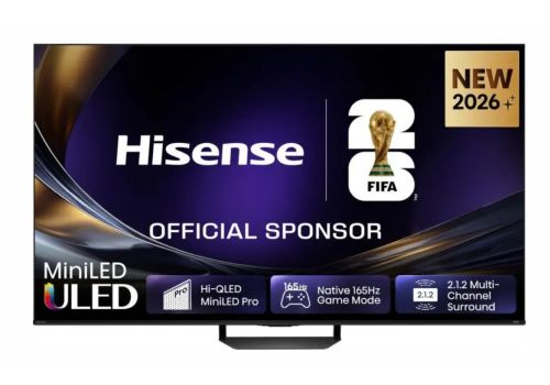 Hisense 55"U7S Pro, 4K Ultra HD 3840x2160, ULED, FALD, Quantum Dot, 165Hz, IPS, HDR 10+, HLG, Dolby Vision IQ, Dolby Atmos, Smart TV, WiFi 5GHz, WiFi Direct, BT, Anyview Cast,light sensor,Solar Powered Remote, 4xHDMI, 2xUSB, LAN, CI+, DVB-T2/C/S2, Black, image 