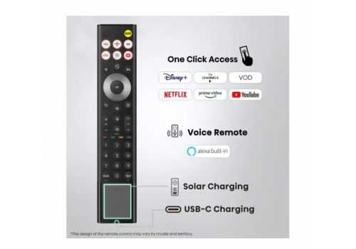 Hisense 55"U7S Pro, 4K Ultra HD 3840x2160, ULED, FALD, Quantum Dot, 165Hz, IPS, HDR 10+, HLG, Dolby Vision IQ, Dolby Atmos, Smart TV, WiFi 5GHz, WiFi Direct, BT, Anyview Cast,light sensor,Solar Powered Remote, 4xHDMI, 2xUSB, LAN, CI+, DVB-T2/C/S2, Black, image _ab__is.image_number.default