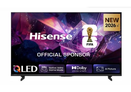 Hisense 55" E7S Pro, 4K Ultra HD 3840x2160, QLED, Quantum Dot, 144Hz, HDR 10+ adaptive, HLG, Dolby Vision, DTS Virtual X, Smart TV, WiFi 5GHz, WiFi Direct, BT, Anyview Cast, 3xHDMI, 2xUSB, LAN, CI+, DVB-T2/C/S2, Black, image 