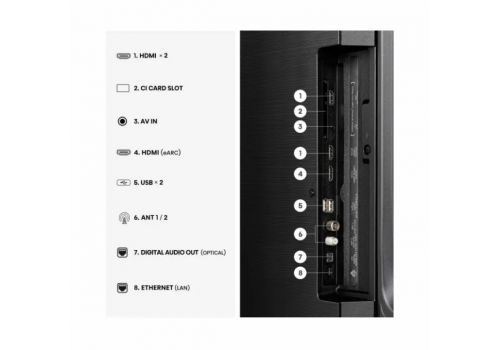 Hisense 65" E7S, 4K Ultra HD 3840x2160, QLED, Quantum Dot, HDR 10+, HLG, Dolby Vision, DTS Virtual X, Smart TV,Light Sensor,WiFi Direct, BT, Anyview Cast, 3xHDMI, 2xUSB, LAN, CI+, DVB-T2/C/S2, Black, image _ab__is.image_number.default