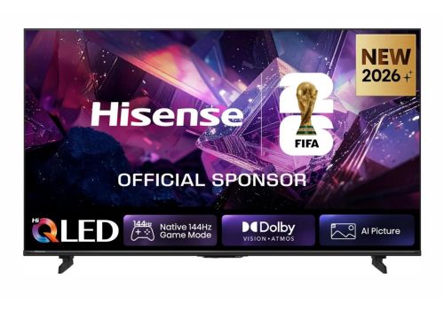 Hisense 65" E7S Pro, 4K Ultra HD 3840x2160, QLED, Quantum Dot, 144Hz, HDR 10+ adaptive, HLG, Dolby Vision, DTS Virtual X, Smart TV, WiFi 5GHz, WiFi Direct, BT, Anyview Cast, 4xHDMI, 2xUSB, LAN, CI+, DVB-T2/C/S2, Black, image 