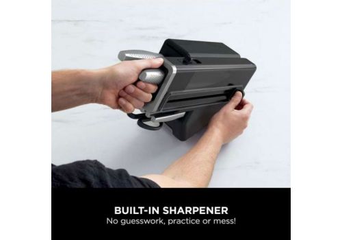NINJA StaySharp K62014EUUK Stainless Steel Kitchen Knife Set (14-Piece), Built-in Sharpener, Graphite Block, image _ab__is.image_number.default