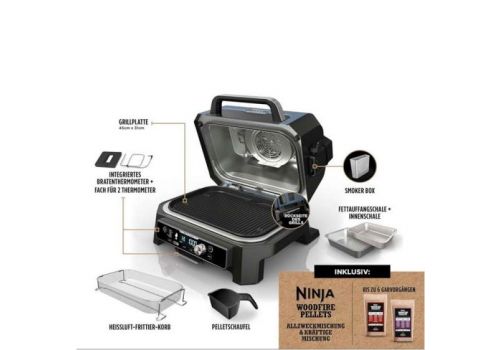 Grill NINJA OG901EU Woodfire Pro Connect XL, image , 7 image