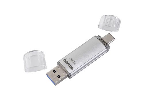 USB stick HAMA C-Laeta 124163, 64GB, USB 3.1 Type-C, Silver, image 