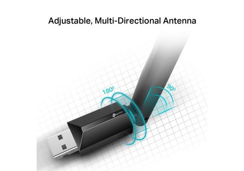 Wireless Adapter TP-LINK Archer T2U PLUS, AC600, Dual band, USB, externel antenna 5 dBi, image , 5 image