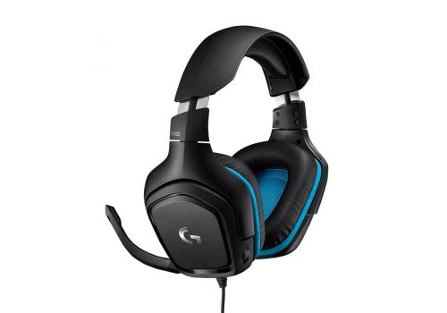 Gaming Earphone Logitech G432, Microphone, Black, image 