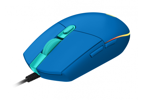 Gaming Mouse Logitech, G102 LightSync, RGB, Optical, Wired, USB, Blue, image , 2 image